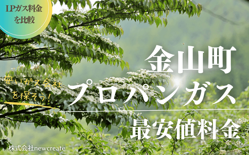 山形県金山町のプロパンガス平均価格と最安値料金