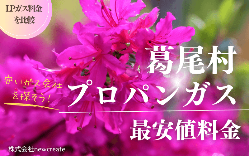 福島県葛尾村のプロパンガス平均価格と最安値料金