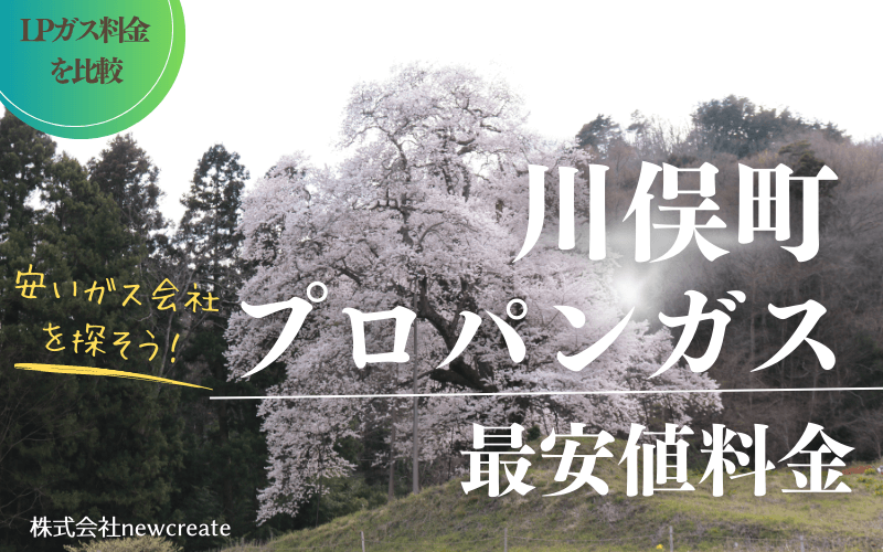 福島県川俣町のプロパンガス平均価格と最安値料金