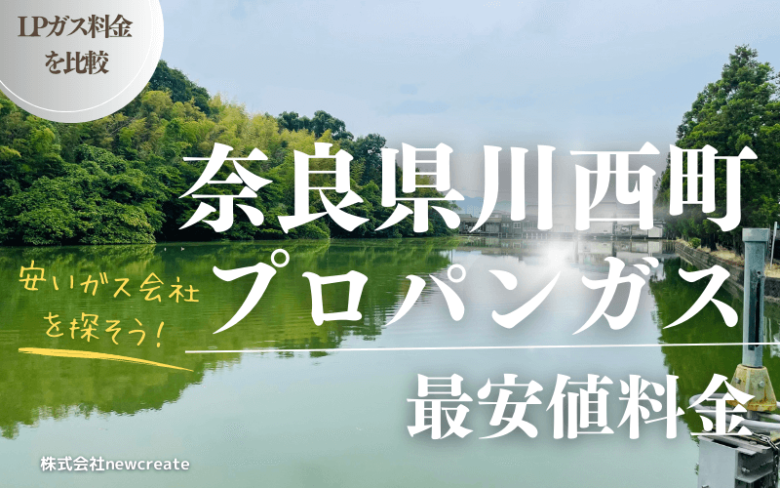 奈良県川西町のプロパンガス平均価格と最安値料金【安い会社を探す】