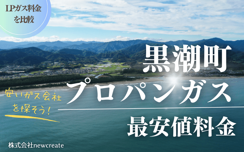 黒潮町のプロパンガス平均価格と最安値料金