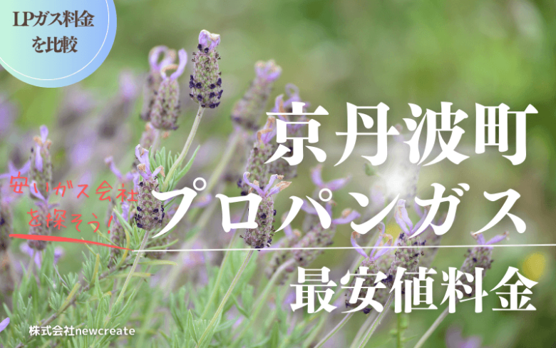 京丹波町のプロパンガス平均と最安値料金【安い会社を探す】