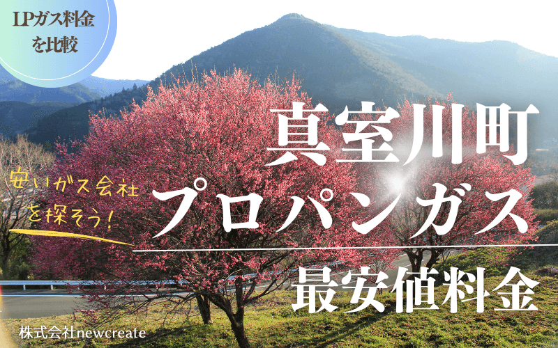 真室川町のプロパンガス平均価格と最安値料金