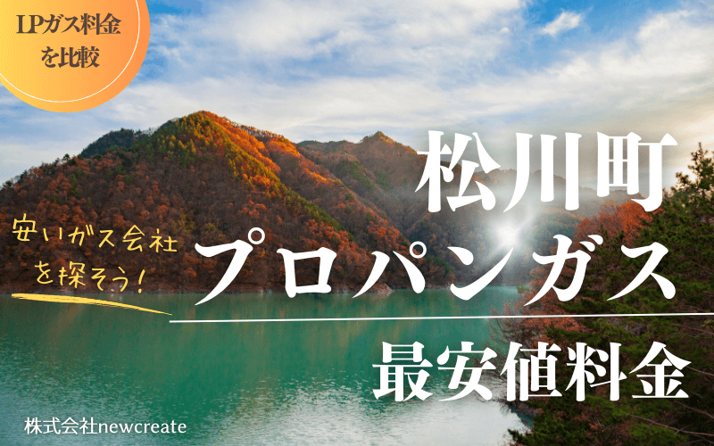 長野県松川町のプロパンガス平均価格と最安値料金