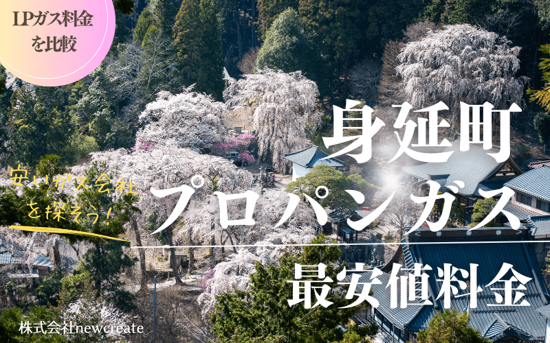 身延町のプロパンガス平均価格と最安値料金