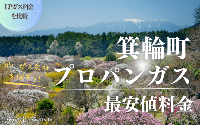 長野県箕輪町のプロパンガス平均価格と最安値料金