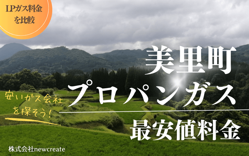 熊本県美里町のプロパンガス平均価格と最安値料金