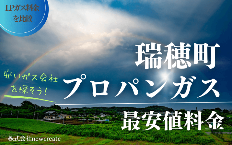 瑞穂町のプロパンガス料金