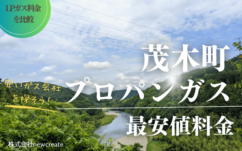 茂木町のプロパンガス平均価格と最安値料金