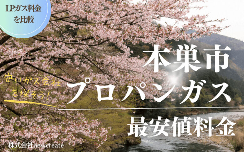 本巣市のプロパンガス平均価格と最安値料金