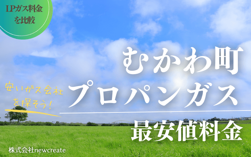 むかわ町のプロパンガス平均価格と最安値料金