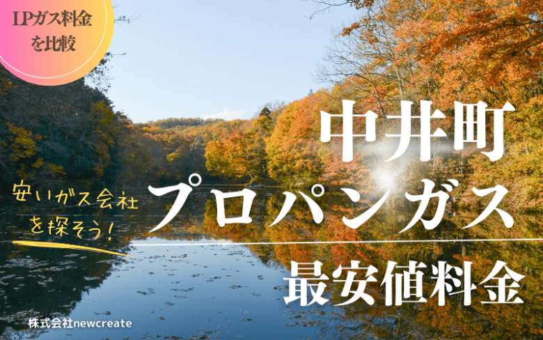 神奈川県中井町のプロパンガス平均価格と最安値料金