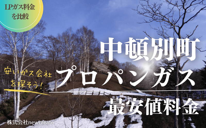 中頓別町のプロパンガス平均価格と最安値料金