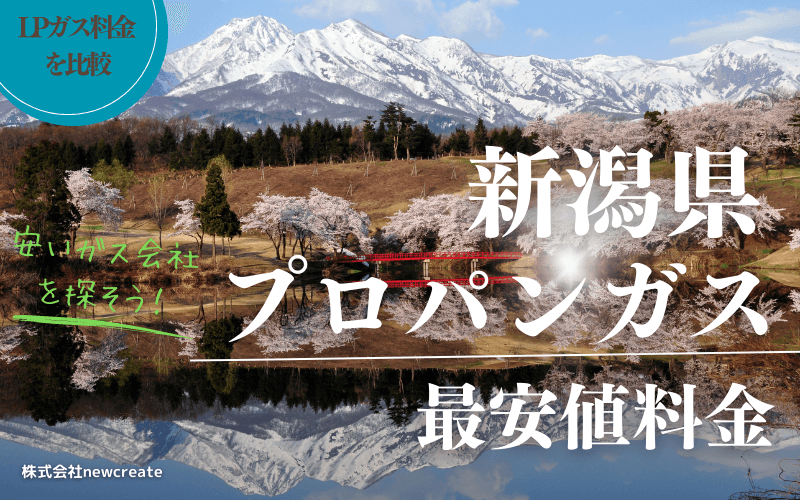 新潟県のプロパンガス料金