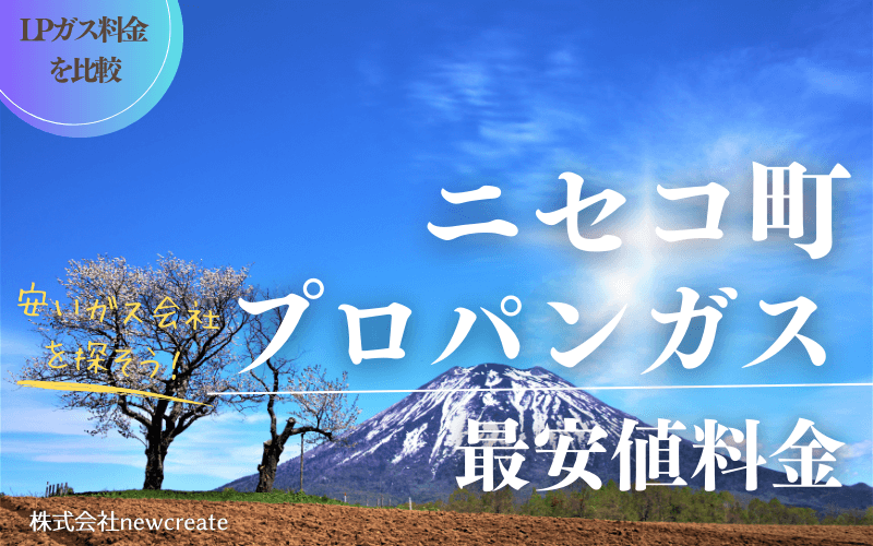 ニセコ町のプロパンガス平均価格と最安値料金