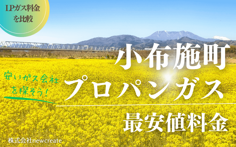 長野県小布施町のプロパンガス平均価格と最安値料金