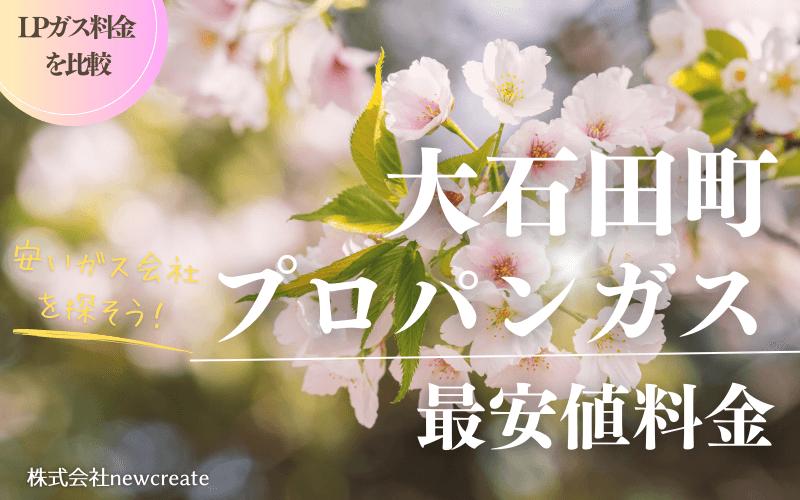 大石田町のプロパンガス平均価格と最安値料金