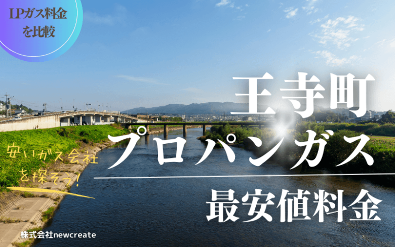 王寺町のプロパンガス平均価格と最安値料金【安い会社を探す】