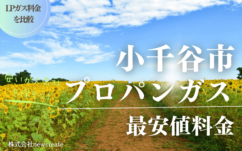 小千谷市のプロパンガス平均価格と最安値料金