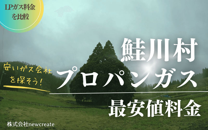 鮭川村のプロパンガス料金