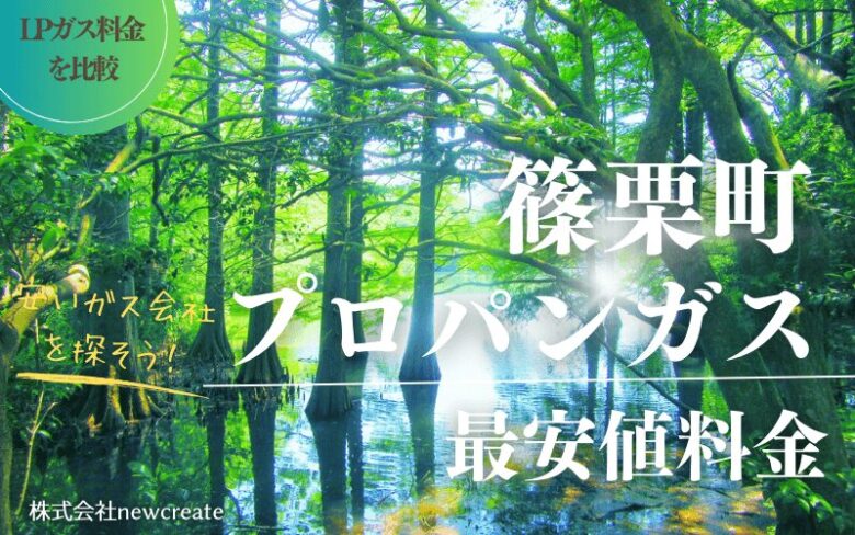 福岡県篠栗町のプロパンガス平均価格と最安値料金