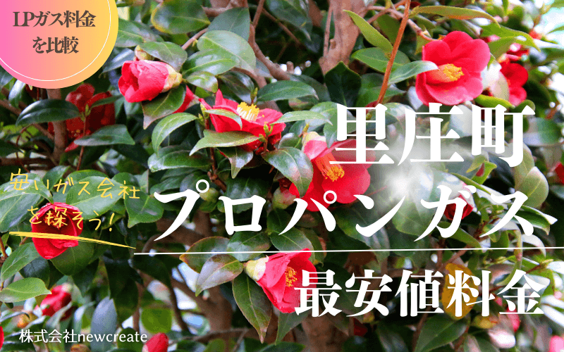 岡山県里庄町のプロパンガス平均価格と最安値料金