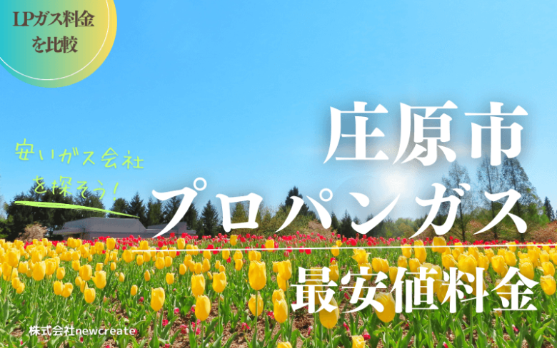 庄原市のプロパンガス平均価格と最安値料金