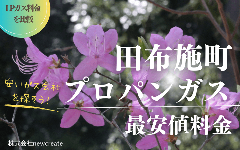 山口県田布施町のプロパンガス平均価格と最安値料金