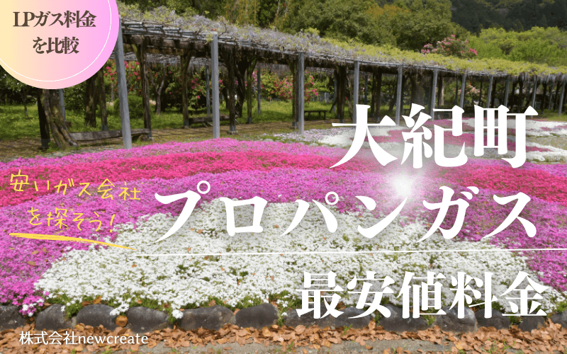 三重県大紀町のプロパンガス平均価格と最安値料金