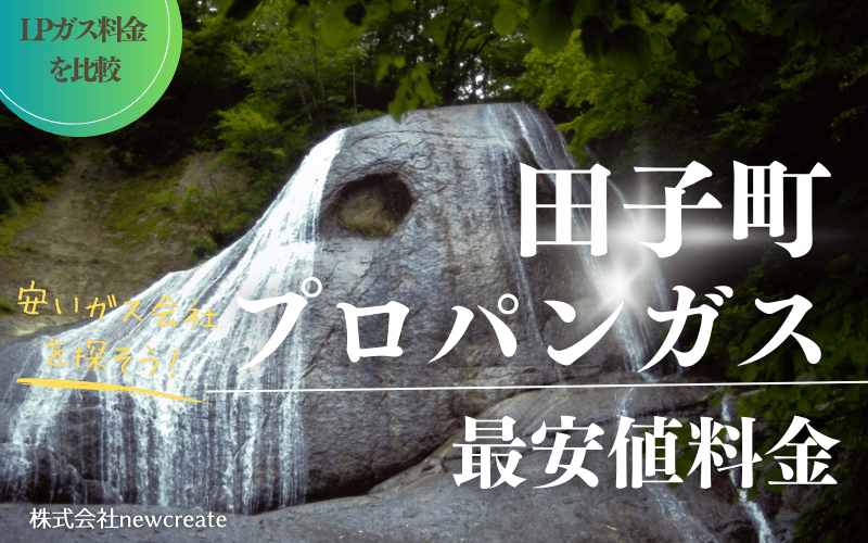 田子町のプロパンガス平均価格と最安値料金