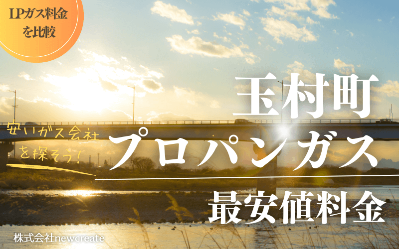 玉村町のプロパンガス平均価格と最安値料金