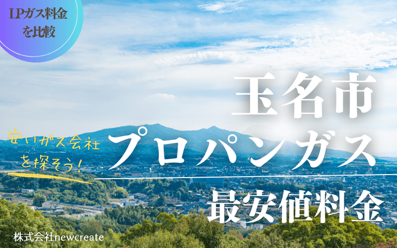 玉名市のプロパンガス平均価格と最安値料金