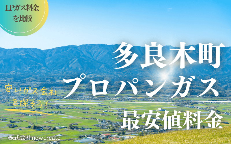 多良木町のプロパンガス平均価格と最安値料金