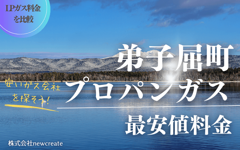 弟子屈町のプロパンガス平均価格と最安値料金