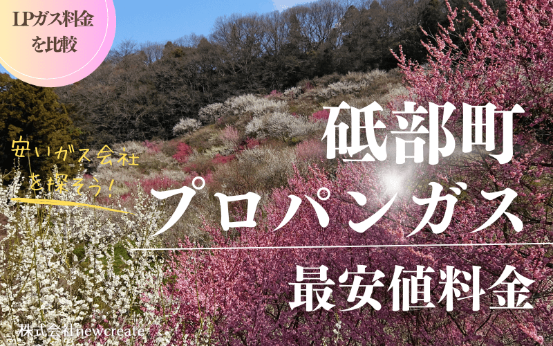 愛媛県砥部町のプロパンガス平均価格と最安値料金