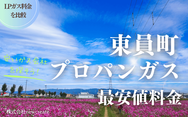 三重県東員町のプロパンガス平均価格と最安値料金