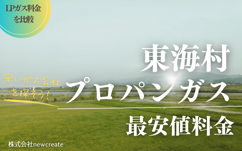 東海村のプロパンガス平均価格と最安値料金