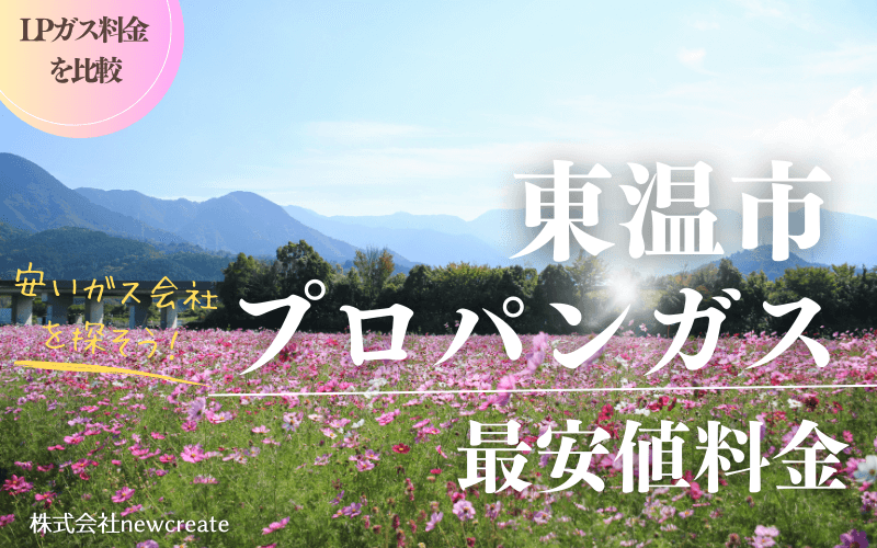 東温市のプロパンガス平均価格と最安値料金