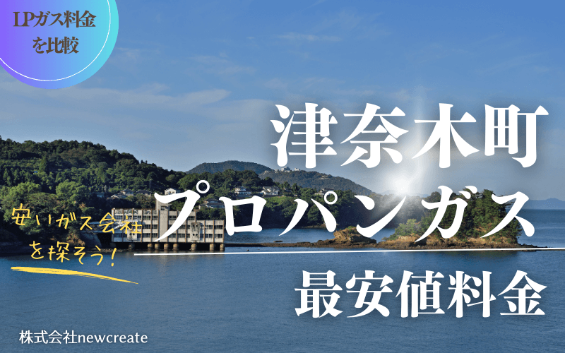 津奈木町のプロパンガス平均価格と最安値料金