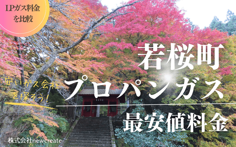 鳥取県若桜町のプロパンガス平均価格と最安値料金