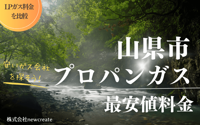 山県市のプロパンガス料金