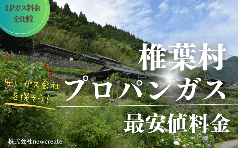 椎葉村のプロパンガス平均価格と最安値料金