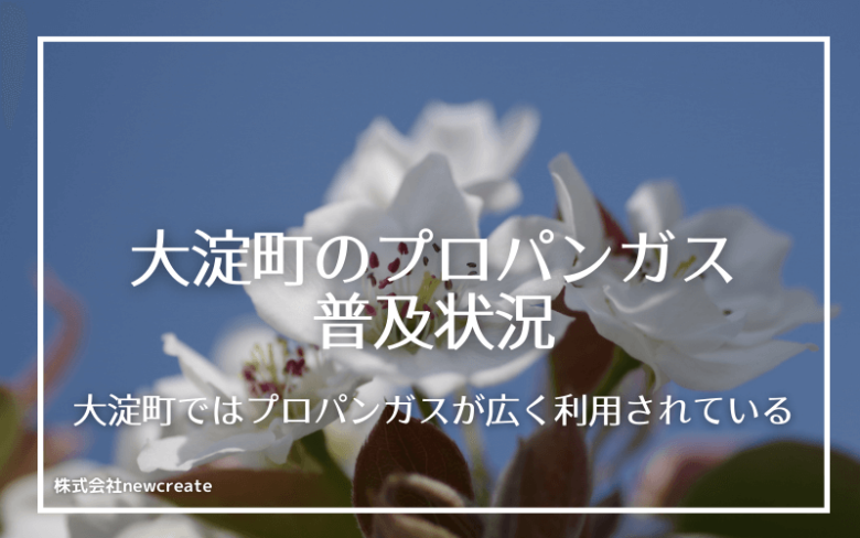 大淀町のプロパンガス普及状況