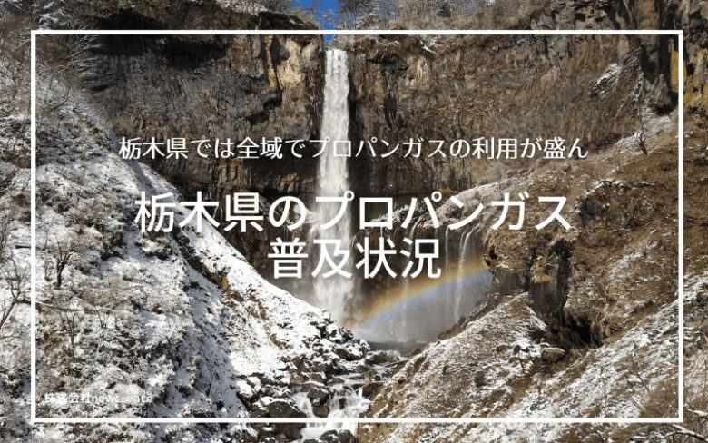 栃木県のプロパンガス普及状況