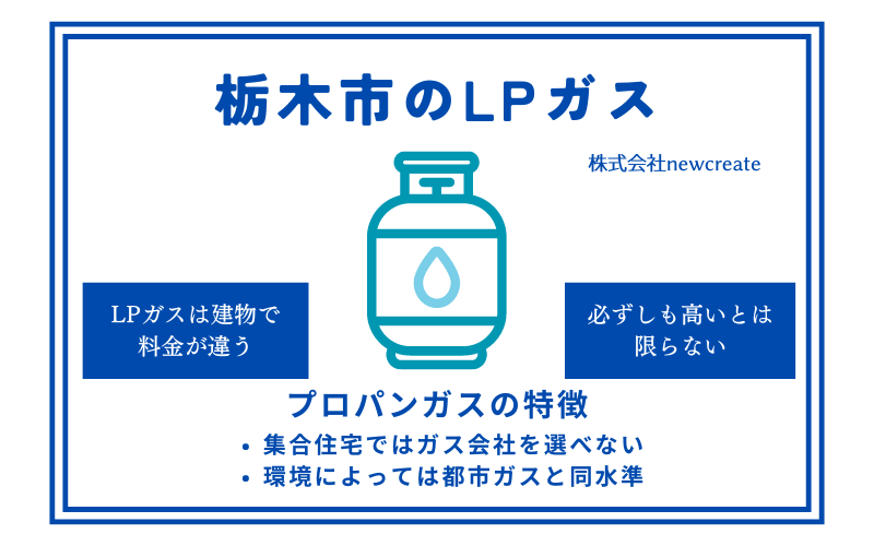 栃木市のプロパンガス情報